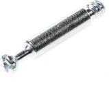 Hafele Nederland BV Verbindingsbout, S100, standaard, systeem Minifix, voor boorgat-Ø 5 mm met speciale schroefdraad–, boormaat B: 34 mm, verzinkt, schroefdraadlengte L: 8 mm