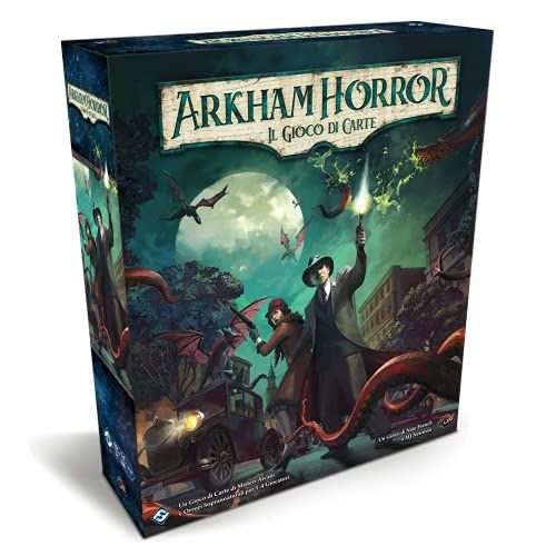 Asmodee - Arkham Horror: Het kaartspel, actuele basisset 2021 - Italiaanse uitgave