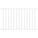 vidaXL Schuttingpaneel Woerden gepoedercoat staal 163x75 cm wit