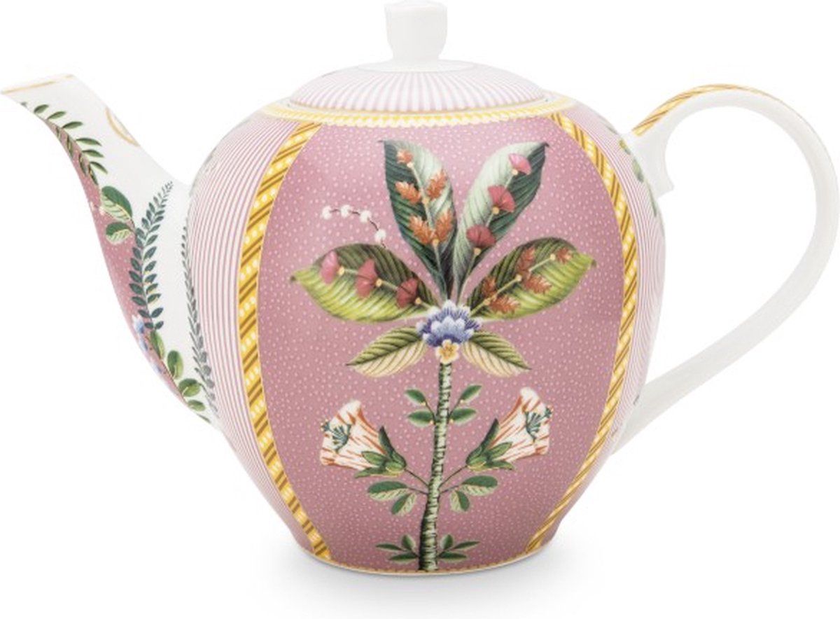 PIP studio La Majorelle theepot 1,6 liter - roze - porselein