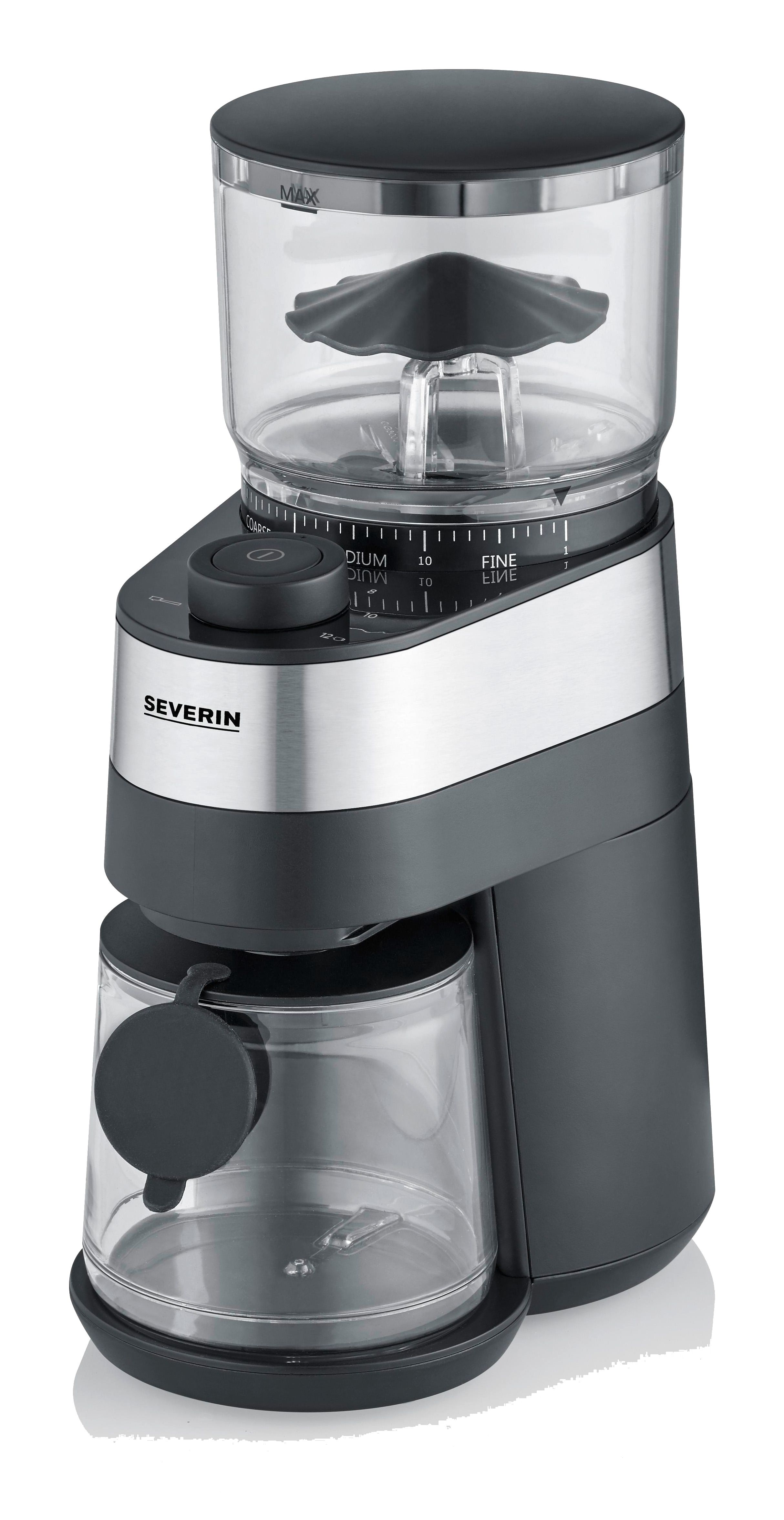 Severin KM 3880 Koffiemolen 140 W Zwart, Roestvrijstaal
