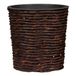 Scheurich Water Hyacinth 26, Mandpot/Mand Pot uit Water Hyacint, Bruin, 26cm diameter, 24cm hoog, 19,3L Vol.