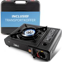 Z.M.C. Camping gaskooktoestel 1-pits 2,2 kW LPG-adapter koffer