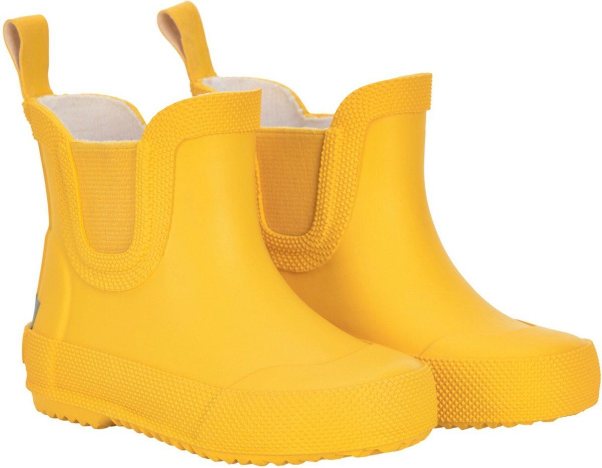 CELAVI - Basic regenschoenen voor kinderen - Solid - Geel - maat 22EU
