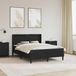 Maison Exclusive - Cadre de lit avec matelas Noir 160 x 200 cm Similicuir
