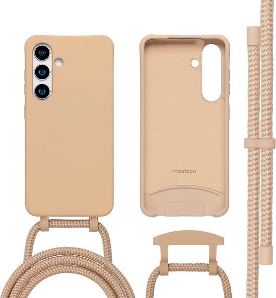 imoshion Color Backcover met afneembaar koord met MagSafe voor de Samsung Galaxy S25 / S24 - Beige