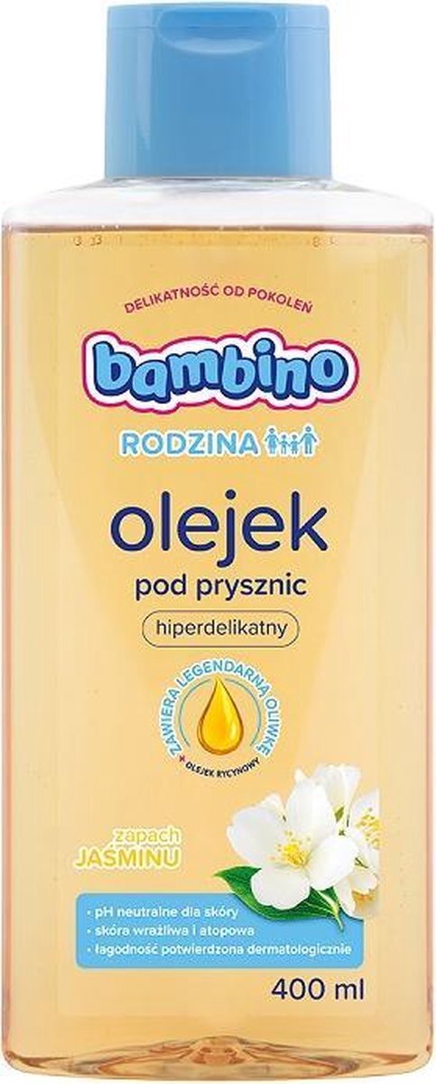 Bambino BAMBINO_Rodzina olejek pod prysznic hiperdelikatny Jaœmin 400ml