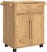 vidaXL Keuken Trolley FLORO Wasbruin 72,5 x 45 x 80 cm