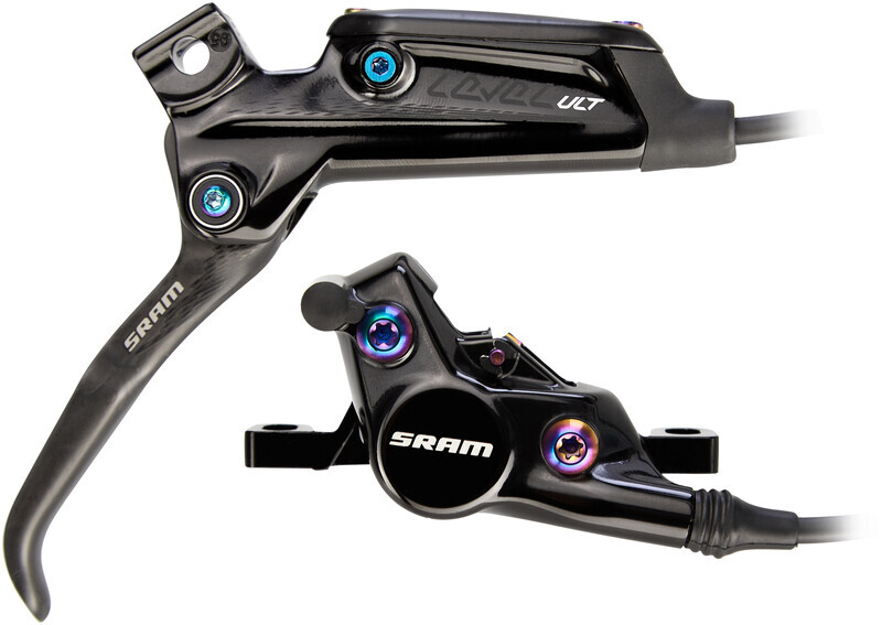 SRAM Level Ultimate Schijfrem Voorkant, black-rainbow