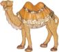 Euromarchi Kameel crèche figurine - 10 cm - crèche animaux figurines