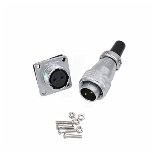 HangTon WS16 2-Pin Luchtvaart Circulaire Metalen Schakelaar 14 AWG 10A