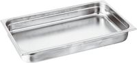 Paderno Gastronormbak 53 x 32 x 2 Cm RVS Zilver