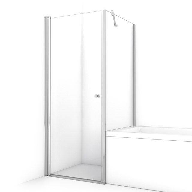 Maxaro Douchecabine met Badwand 80x60 cm - 6095711949926