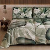 PETTI Artigiani Italiani Bedrukt winterdekbed 270 × 260 cm | Bloemen 25 4