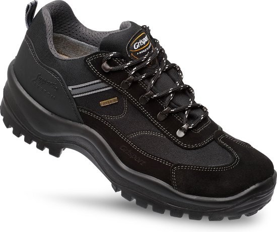 Grisport unisex su?de wandelschoenen Torino Low Black