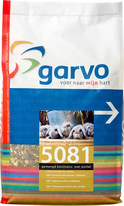 Garvo Gemengd Konijnenvoer met Wortel - 4 kg