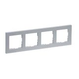 LEGRAND SEANO+ 4-voudig frame titanium gelakt 765684