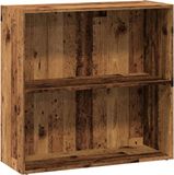 vidaXL Boekenkast 80x30x77 cm bewerkt hout oud houtkleurig