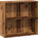 vidaXL Boekenkast 80x30x77 cm bewerkt hout oud houtkleurig