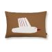 Ferm Living Coussin matelassé Bird Sugar kelp (brun)