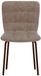 Hioshop Punsch Eetkamerstoel Velours Bruin