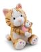 62843 NICI 62843 Kat van 20 cm met kitten van 6 cm, bruin