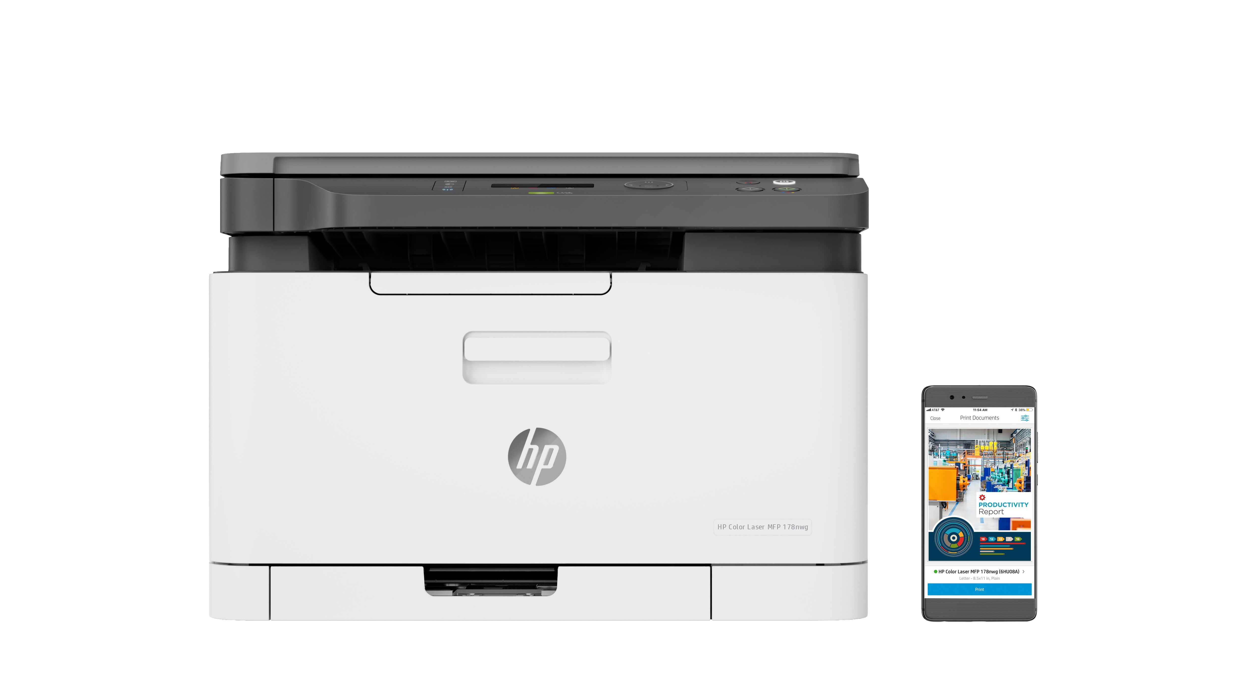 HP Color Laser MFP 178nw - Multifunctionele Kleurenprinter met Print-, Scan- en Kopieerfuncties