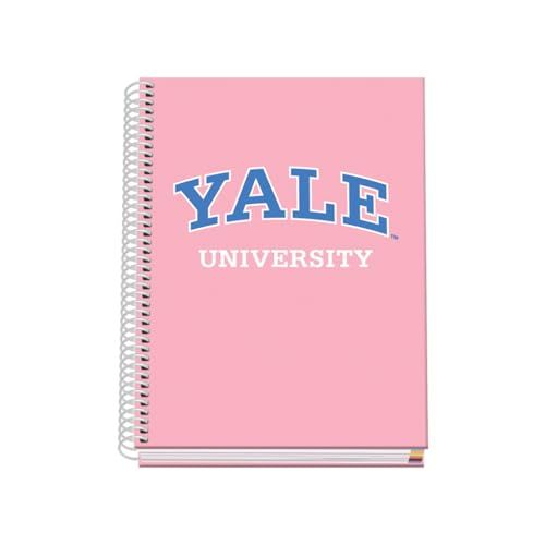 DOHE A5 Notebook - Ruled - Spiral Bound - 100 Sheets - 90gsm - Yale University Pink Lady