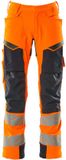 Mascot Accelerate Safe Pantalon de travail avec poches genoux hi-vis orange/bleu marine C51