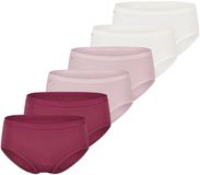 sloggi Dames midi slip 6 pack Basic+ roos / paars