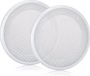 Unyqoos® Set de 2 grilles de plafond pour haut-parleur de 8 pouces Blanc