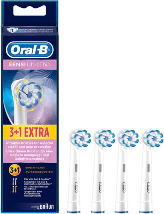 Oral-B Opzetborstels Sensi Ultrathin - 4 Stuks