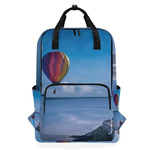 MONTOJ Travel Rugzak Ballon en Lighthouse School Rugzak