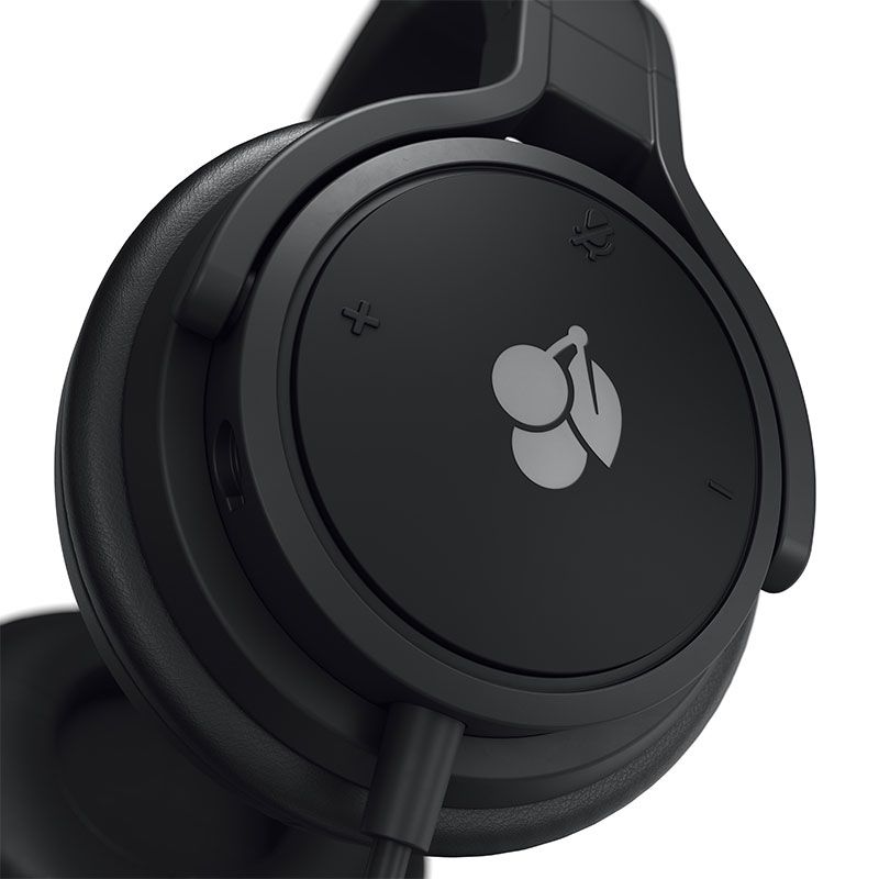 Cherry JA-2200-2 - On-Ear Headphones with Microphone - Black