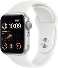 Apple Watch SE wit, zilver