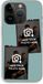 Case Company® iPhone 14 Pro Hoesje - Polaroid Zwart - Soft Cover
