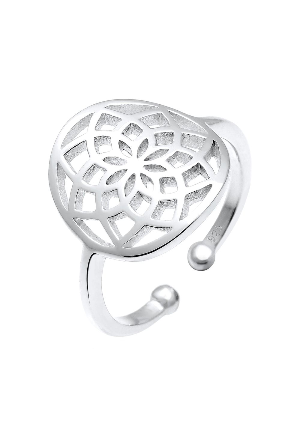 Elli Ring Dames Dromenvanger Boho - 925 Sterling Zilver Rose Goud Geplateerd