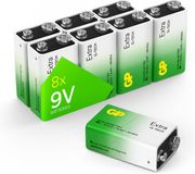 GP Extra Alkaline 9V Batterij - 8 stuks