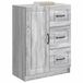 vidaXL Dressoir met lade Grijs sonoma 66 x 34,5 x 87 cm Bewerkt hout