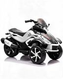 Elektrische quad voor kinderen, 12 V, driewieler met ledlampen | Muziek en claxon, op batterijen werkende kindervoertuig met profielbanden, outdoor-speelgoedcadeau voor jongens en meisjes 3