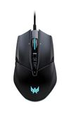 Acer Predator Cestus 335 Gaming Mouse (19.000 DPI, 400 IPS Tracking, 10 programmeerbare toetsen, 0,5 ms reactietijd, RGB-verlichting), zwart