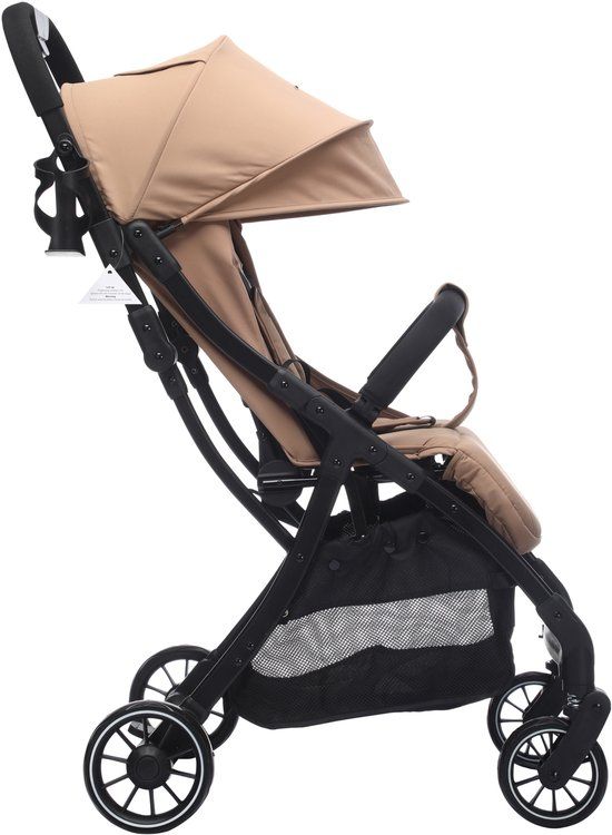 Cabino® Buggy Compact PLUS - Beige - Ultra Compact, Hand Luggage, Adjustable Backrest, 22kg