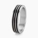 Wallace Bague Acier Blanc