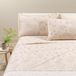 Caleffi - Tweepersoonsbedset van 100% katoen, 240 x 280 cm, hoeslaken voor tweepersoonsbed, matrasbeschermers 180 x 200 cm, voor matrassen met een hoogte van 25 cm, 2 kussenslopen van 50 x 80 cm