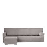 Eysa Light bankovertrek voor chaise longue, met korte arm aan de linkerkant, vooraan, grijs