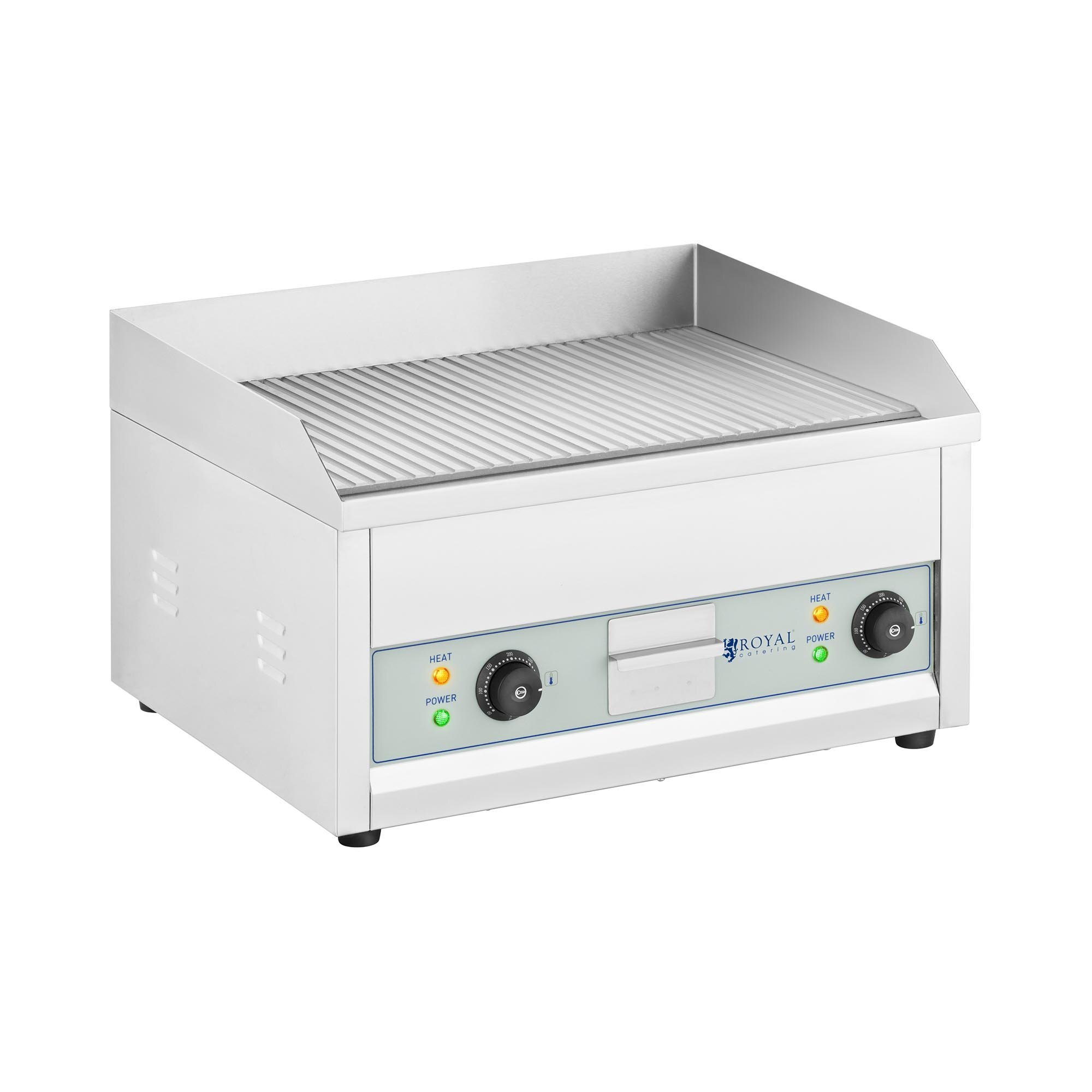 Royal Catering Dubbel - Elektrische grill - 600 x 400 mm - royal_catering - 2 x 2500 W