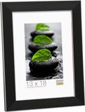 Deknudt Frames fotokader zwart, smal kunststof fotomaat 20x20 cm