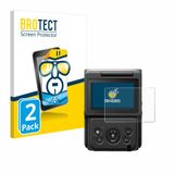 BROTECT - Screenprotector voor Canon PowerShot V10 - Folie Beschermfolie transparant 2 Stuks