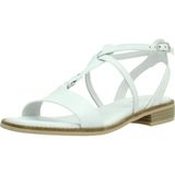 Nerogiardini Loira Tr Bevagna 592 Beig - Platte sandalen - Dames - Wit - Maat 38