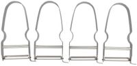 FM Professional Set van 4 groenteschillers 11,5 cm